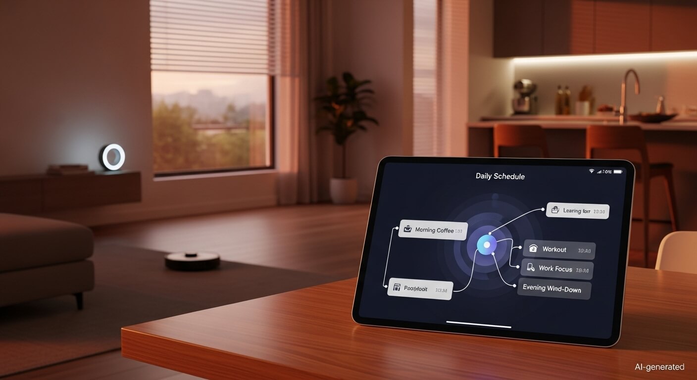 스마트홈 AI 학습 과정 예시 이미지